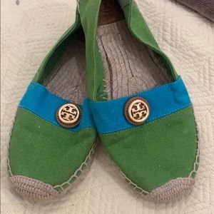 Tory Burch beaches flat espadrilles